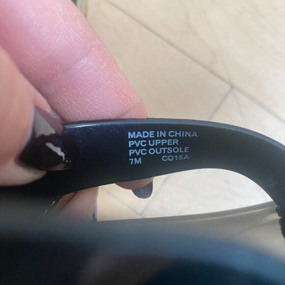 Michael Kors Women's black sandals sz 7 jelly bow - Picture 6 of 6